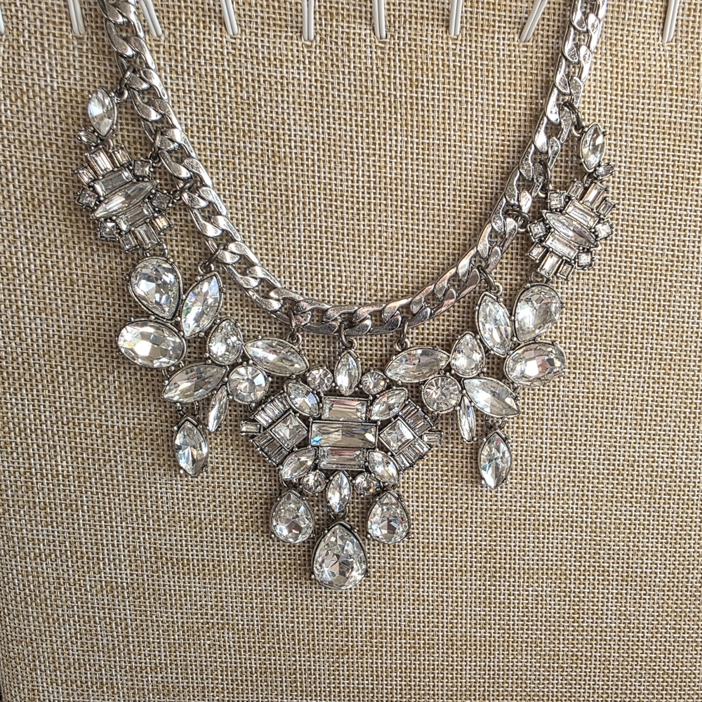 Chloe + Isabel Silver Floral Necklace